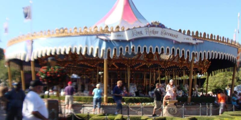 King Arthur's Carousel in Fantasyland at Disneyland Park.