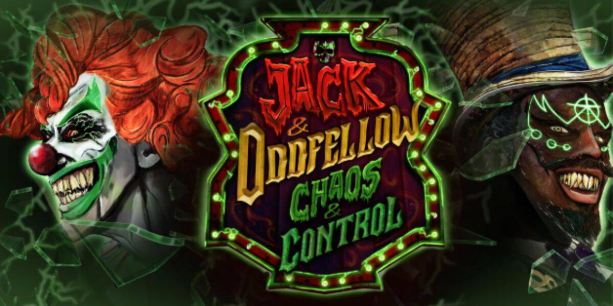 Universal's teaser poster for Jack and Dr. Oddfellow horror nights haunted house