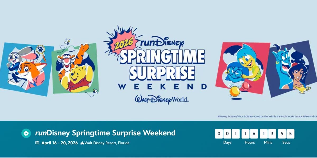 runDisney countdown for springtime surprise 
