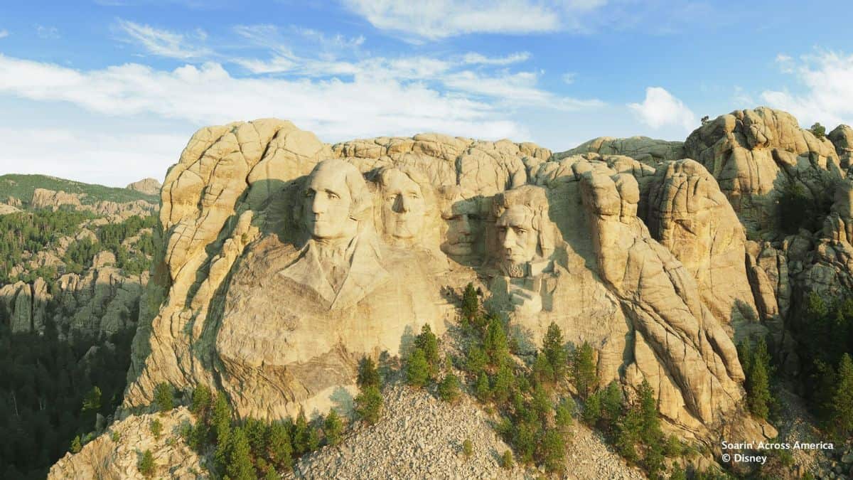 Mount Rushmore at Soarin' Across America