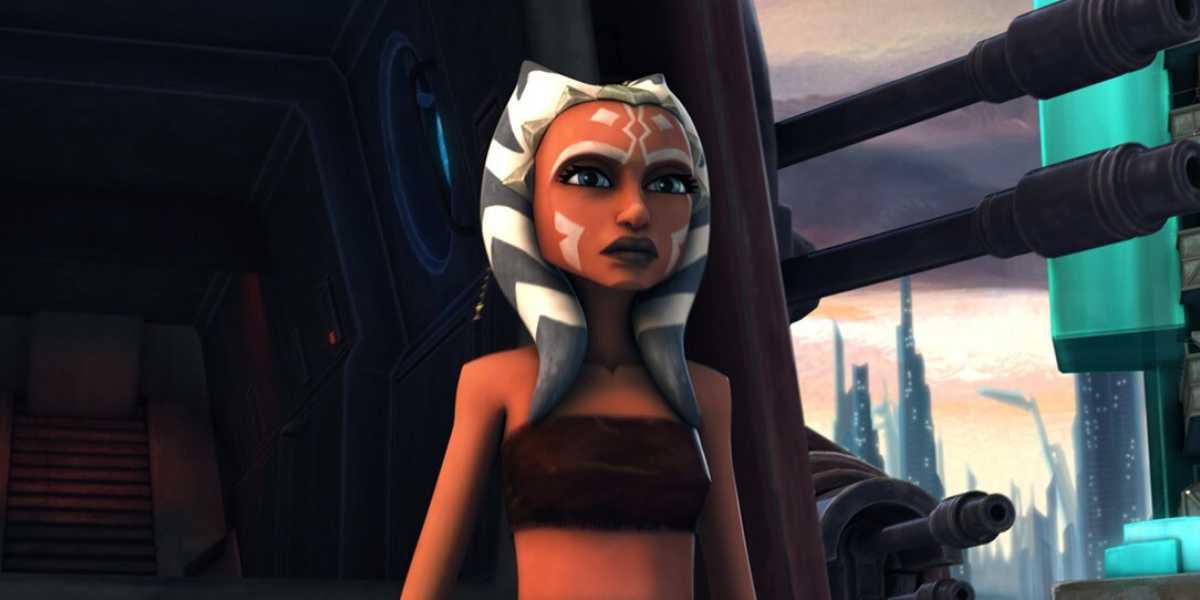Young Ahsoka Tano from 'The Clone Wars' Season 1