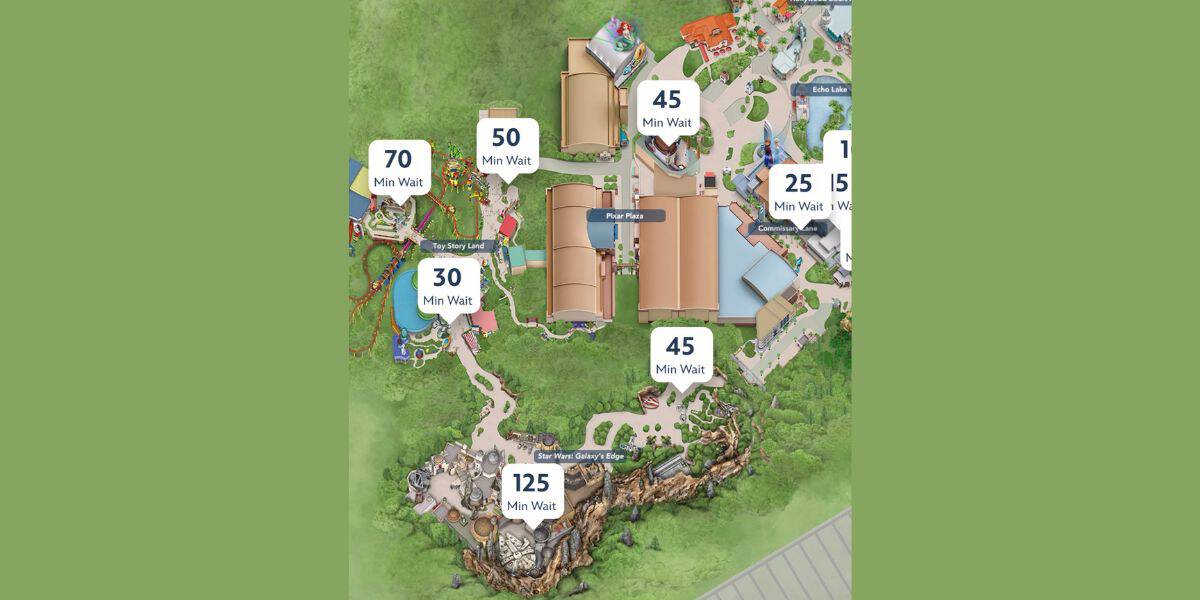 wait times screenshot for May 21, 2026 at Disney's Hollwyood Studios