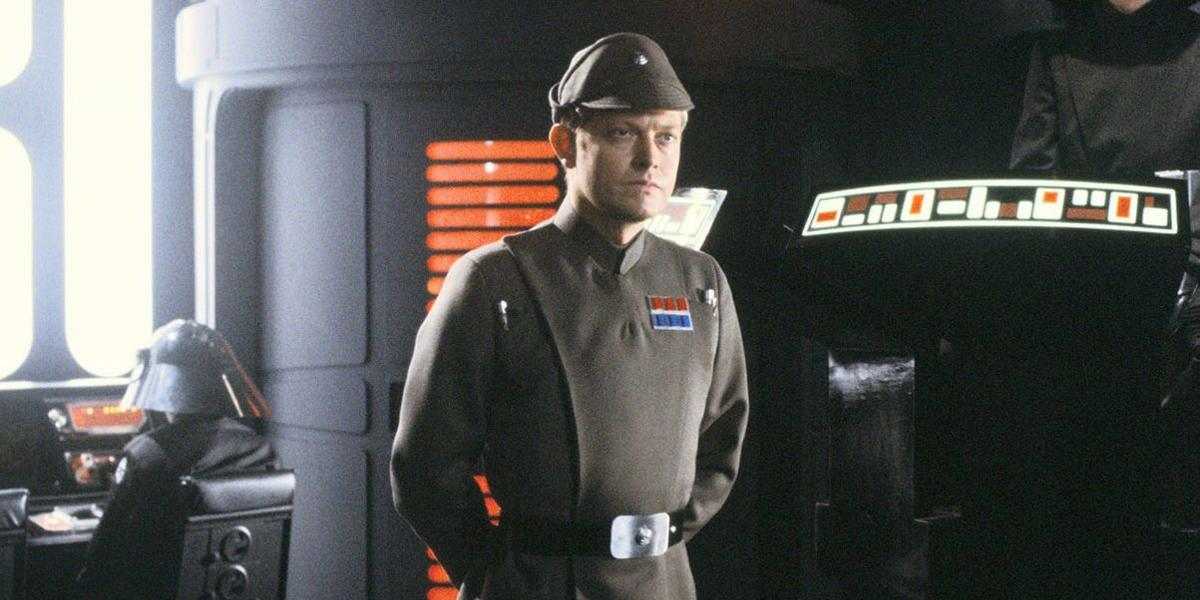Michael Pennington as Moff Jerjerrod in 'Return of the Jedi'