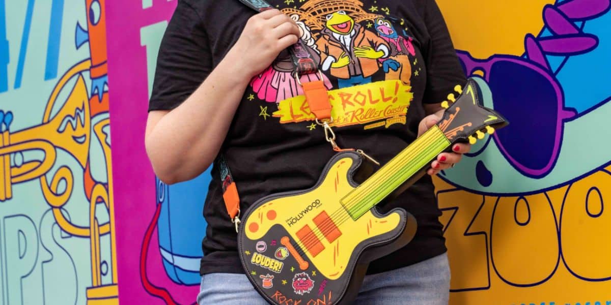 Rock N Roller Coaster Starring the Muppets electric guitar loungefly bag