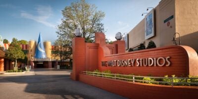 The entrance to the new Walt Disney Studios Lot Courtyard at Disney's Hollywood Studios