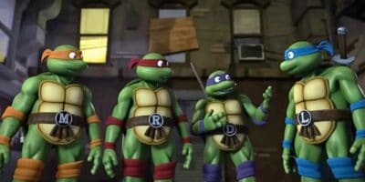 The 1987 Turtles in the 2012 TMNT series