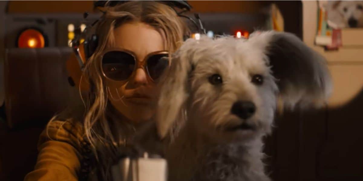Kara (Milly Alcock) and Krypto in 'Supergirl'