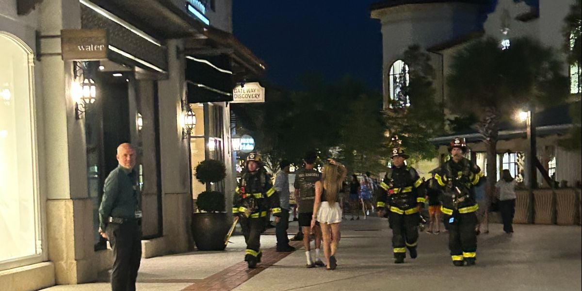 Firefighter response at Disney Springs