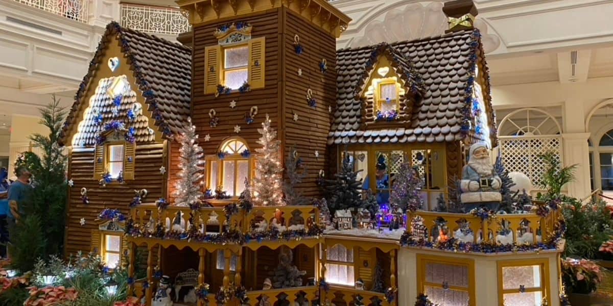 The 50th anniversary gingerbread house at Disney's Grand Floridian Resort & Spa