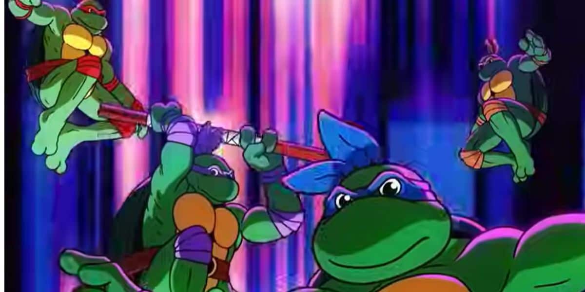 The Teenage Mutant Ninja Turtles in 'Shredder's Revenge' the game