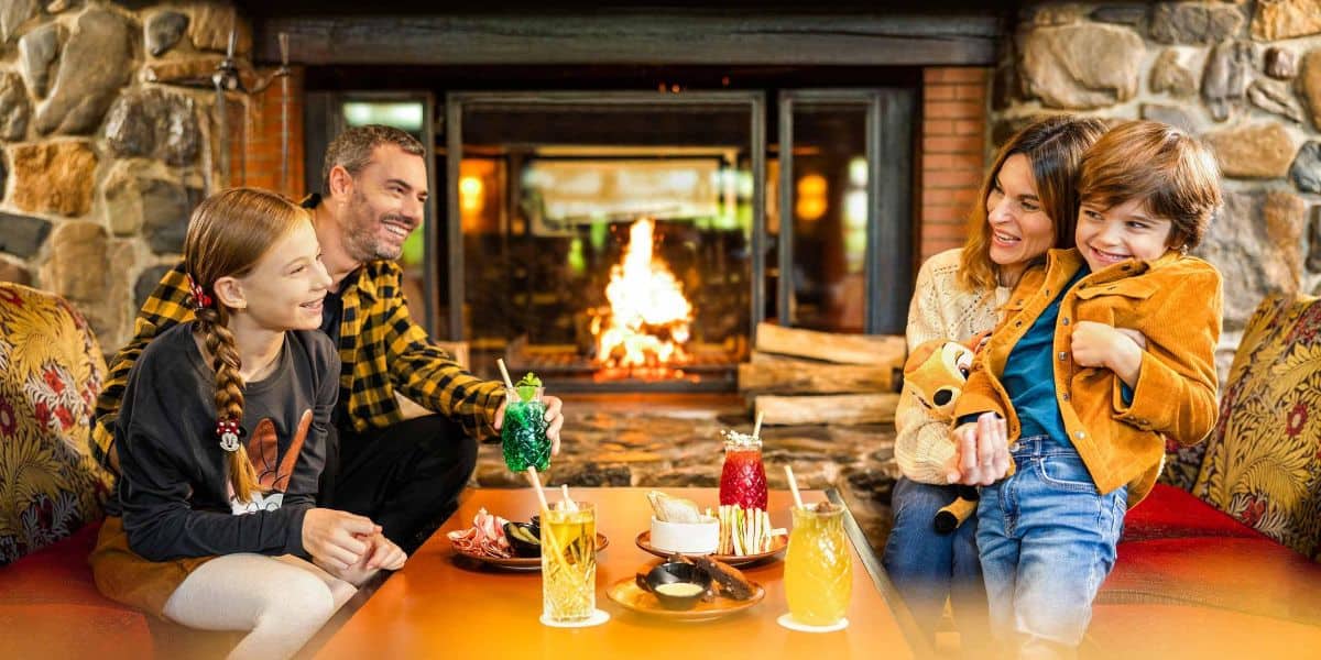Guests in Disney Sequoia Lodge hotel