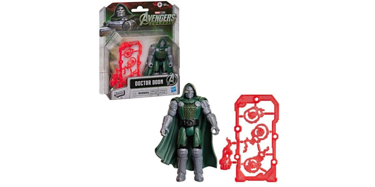 Doctor Doom action figure for 'Avengers: Doomsday' featuring red magic usage