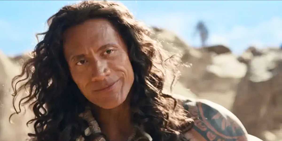 Dwayne Johnson as live-action Maui in 'Moana' (2026)