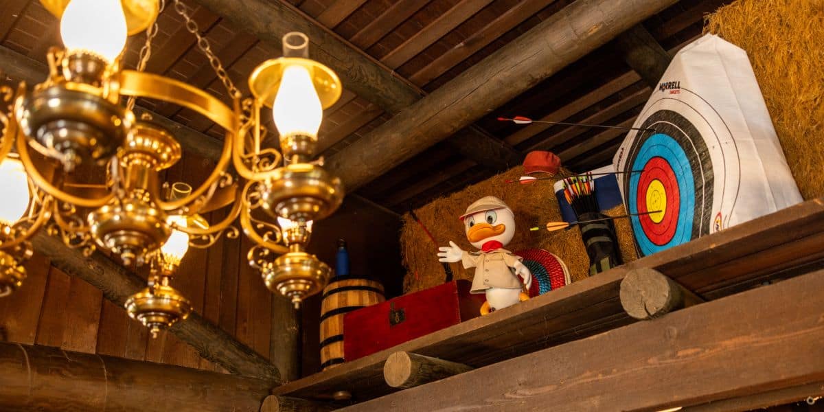 Huey, Dewey and Louie in the Fort Wilderness lobby