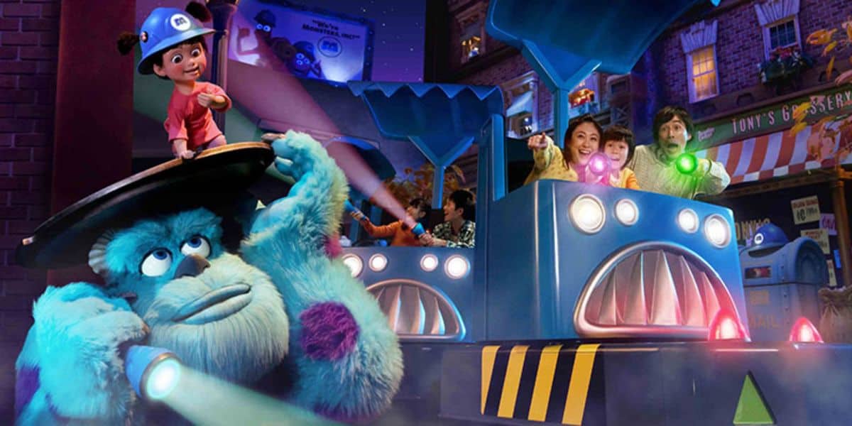 Guests ride Monsters, Inc. Ride & Go Seek!