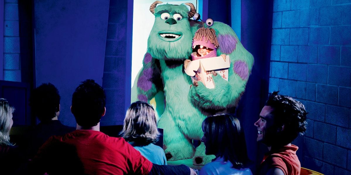 Guests ride Monsters, Inc. Mike & Sulley to the Rescue!