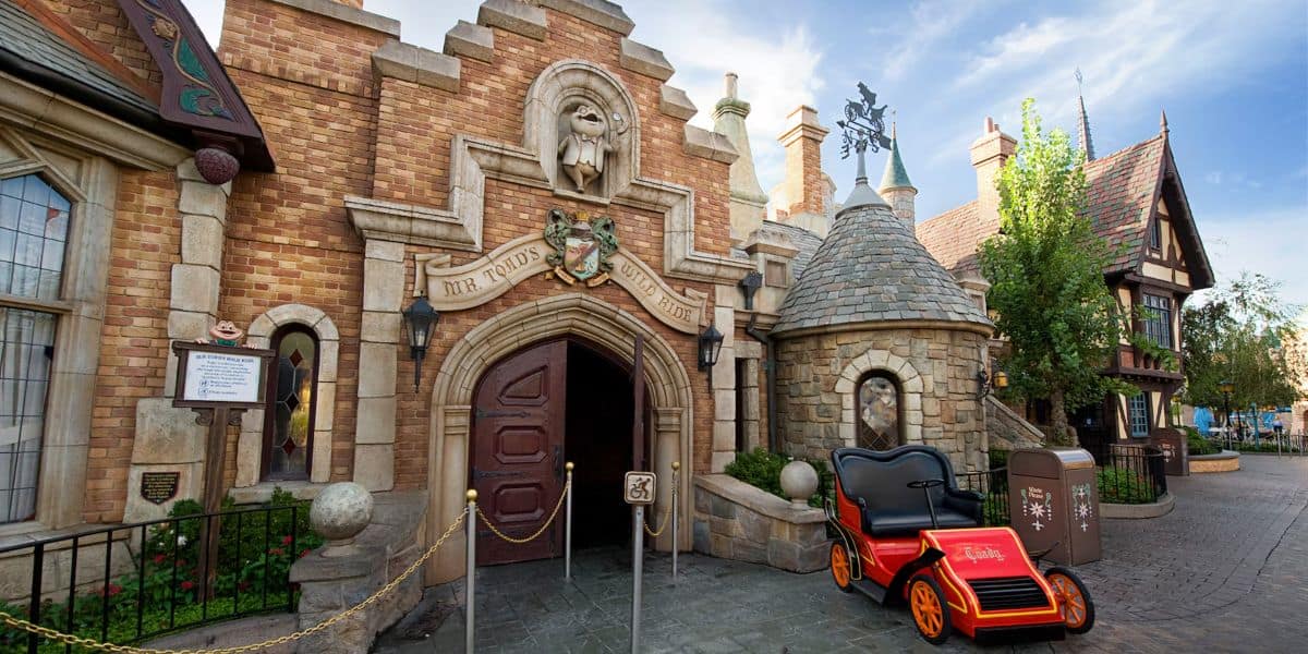 Mr. Toad's Wild Ride exterior at Disneyland
