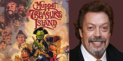 Tim Curry portraying Long John Silver in Disney’s 1996 film Muppet Treasure Island.