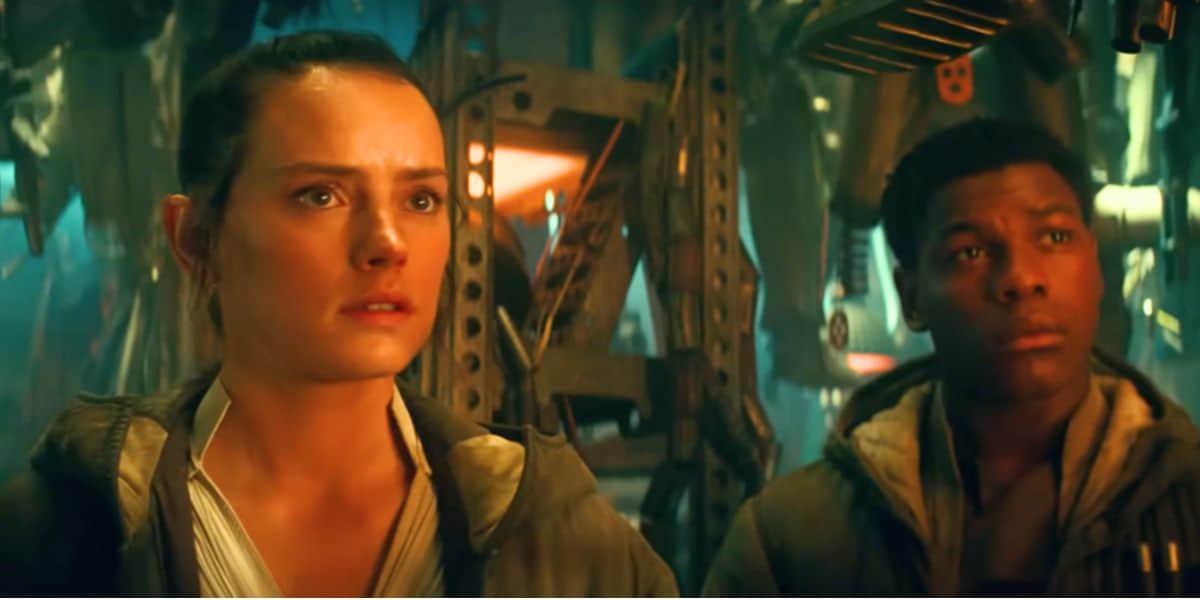 Rey and Finn in 'The Rise of Skywalker'