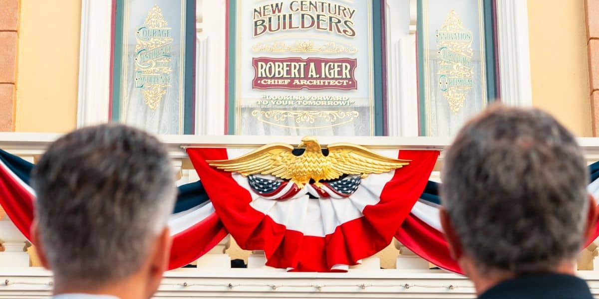 bob iger window at disneyland 