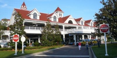 The entrance to Disney's Grand Floridian Resort & Spa