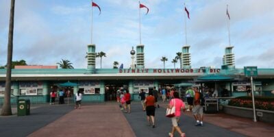 The entrance to Disney's Hollywood Studios