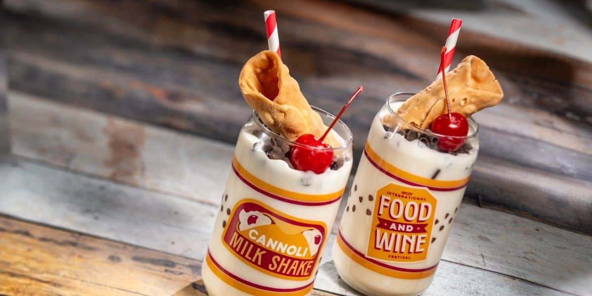 milkshake at Disney's food and wine festival