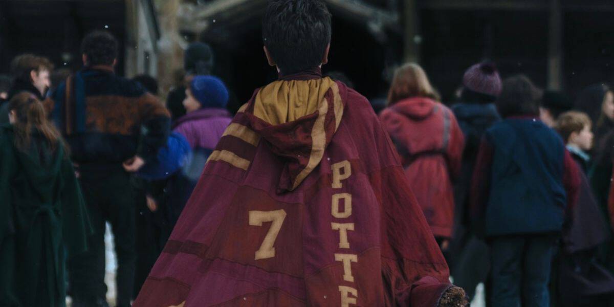 harry potter in his quidditch robe