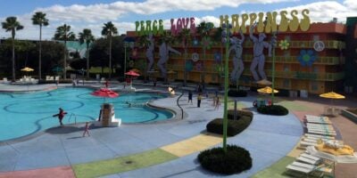The Hippy Dippy Pool at Disney's Pop Century Resort