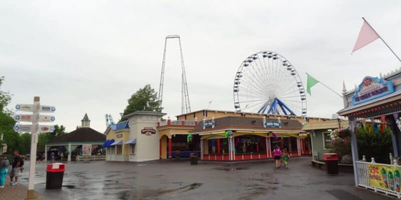 The skyline of Six Flags Darien Lake, when it was just known as Darien Lake