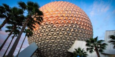 spaceship earth at disney world's EPCOT park