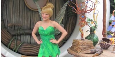 Tinker Bell at Pixie Hollow in Disneyland Resort