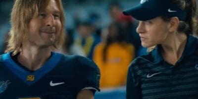 Glen Powell as Chad Powers in Hulu's TV series