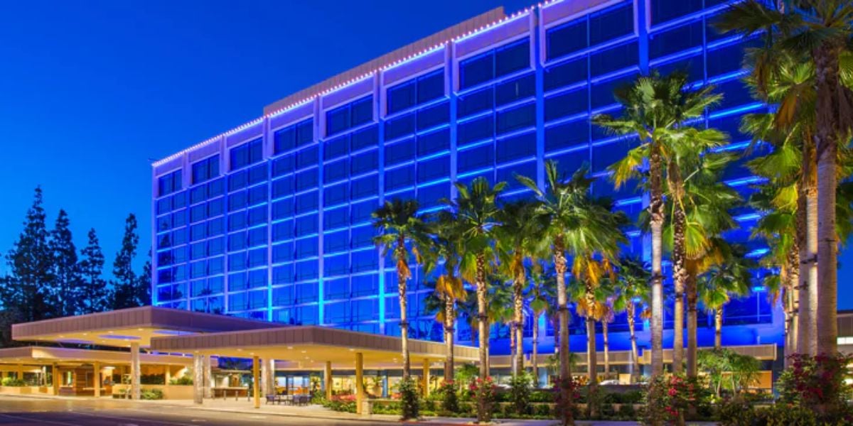Exterior of the Disneyland Hotel