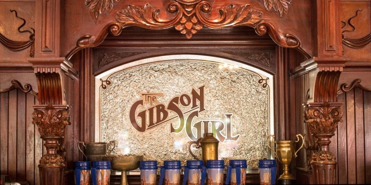 The Gibson Girl Ice Cream Parlour counter at Disneyland Park Paris