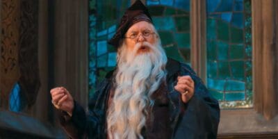 John Lithgow as Albus Dumbledore in 'Harry Potter and the Philosopher's Stone'