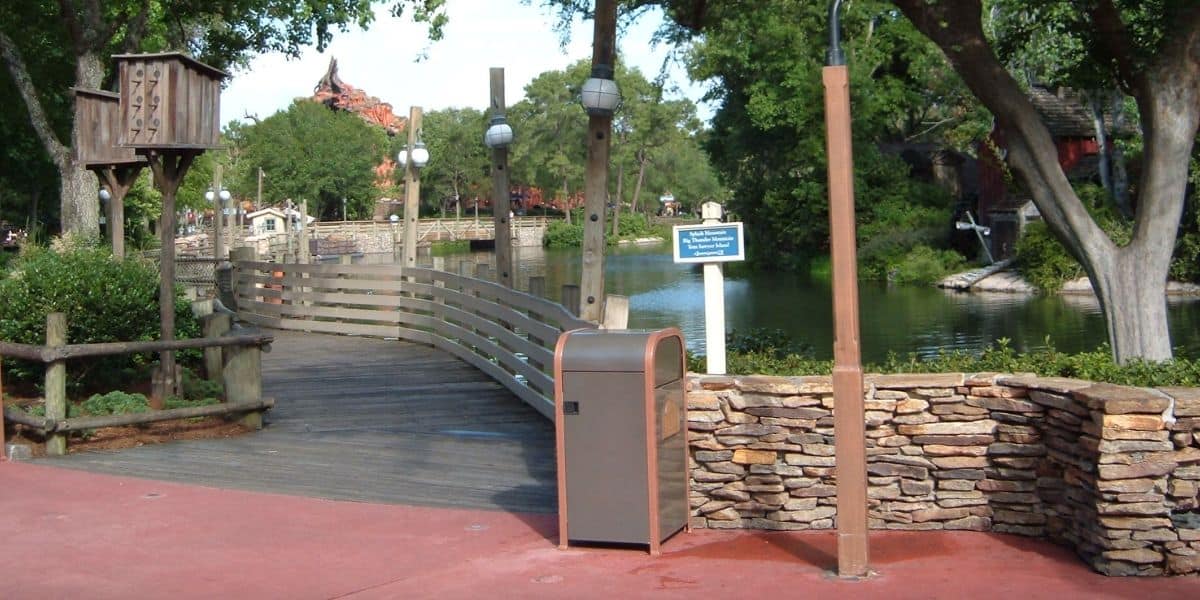 The boardwalk in Frontierland at magic kingdom park
