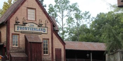 Frontierland Railroad station at Magic Kingdom Park