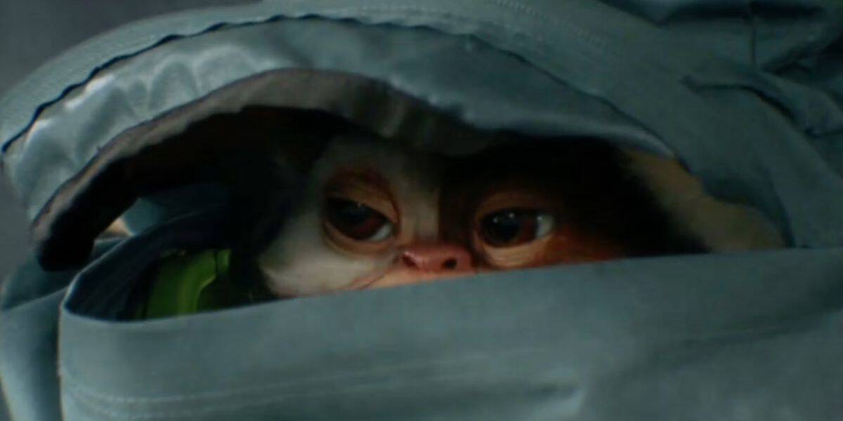 Gizmo peaks out of backpack in 'Gremlins 3' teaser