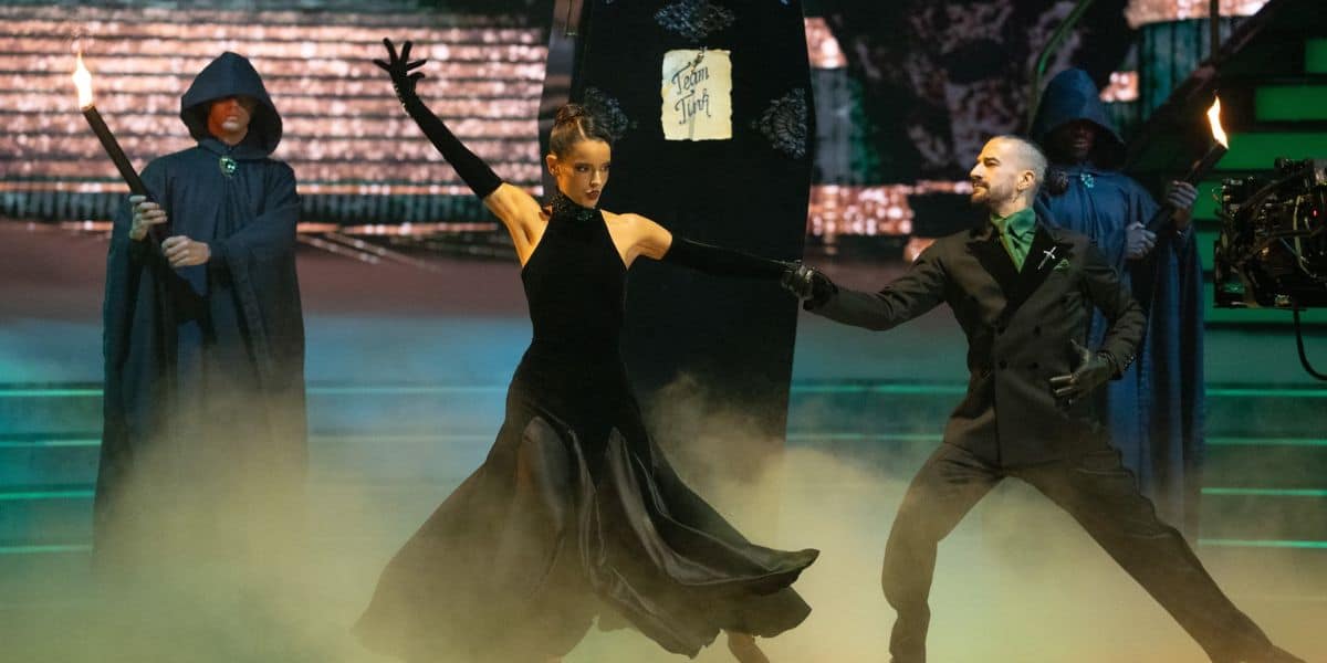 A gothic routine on Dancing with the Stars.
