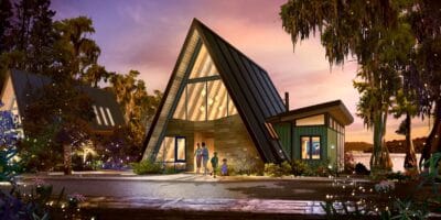 disney's lakeshore lodge entrance concept art