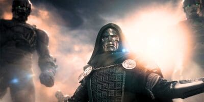 Doctor Doom commanding his army of Sentinels