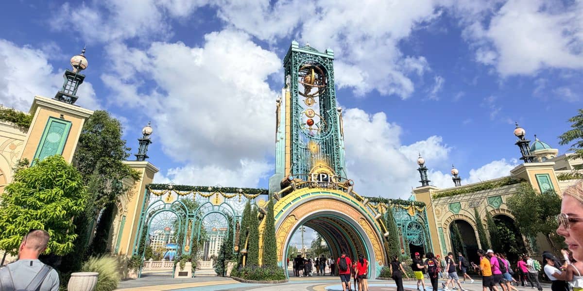 The Chronos portal at Universal Epic Universe.