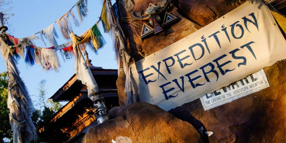 Expedition Everest sign at Animal Kingdom