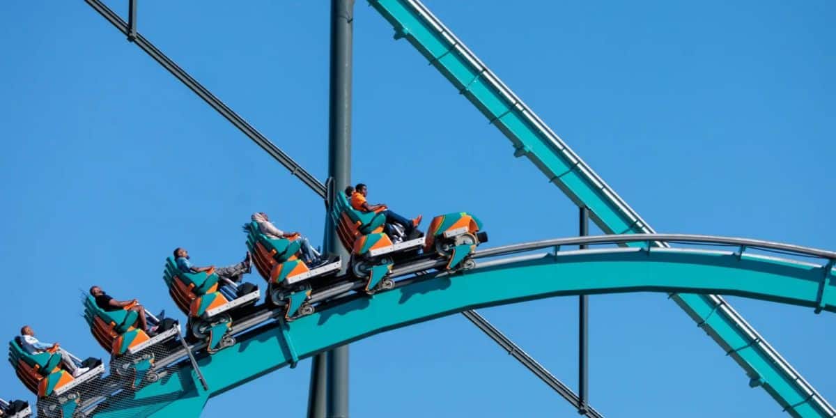 Riders on Leviathan at Canada’s Wonderland.