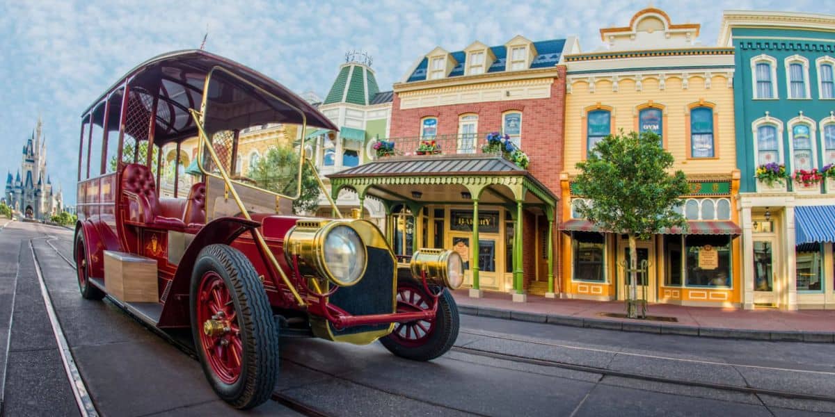 Main Street, U.S.A. vehicle at Magic Kingdom