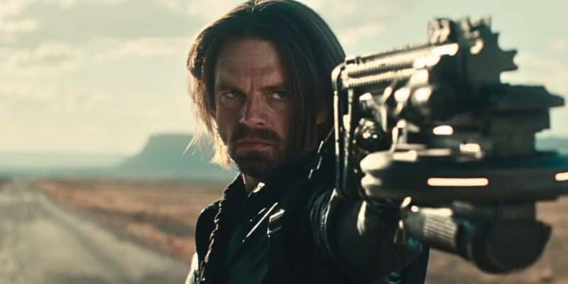 Bucky Barnes aims a gun in Marvel's 'Thunderbolts'