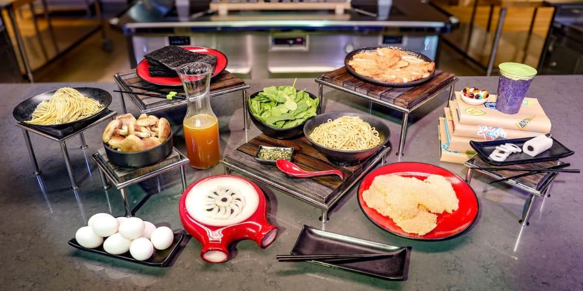 A vibrant spread of ramen ingredients and toppings ready for a culinary adventure.